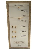 Orecchini Demetra Donna ESSENTIAL in Oro giallo Diamante 021H.006.Y
